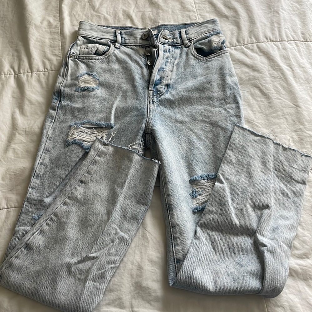 Pacsun high rise straight leg jeans